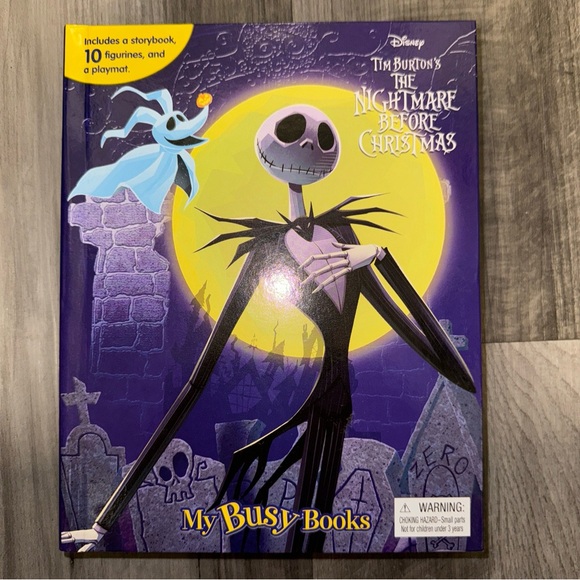 Disney Nightmare Before Christmas My Busy Books - Storybook, 10 figurines, play - Picture 2 of 11